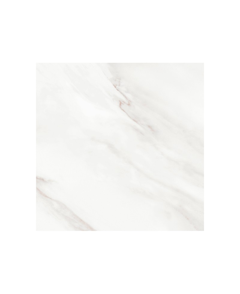 Carrelage imitation marbre 60x60 cm, blanc, mat