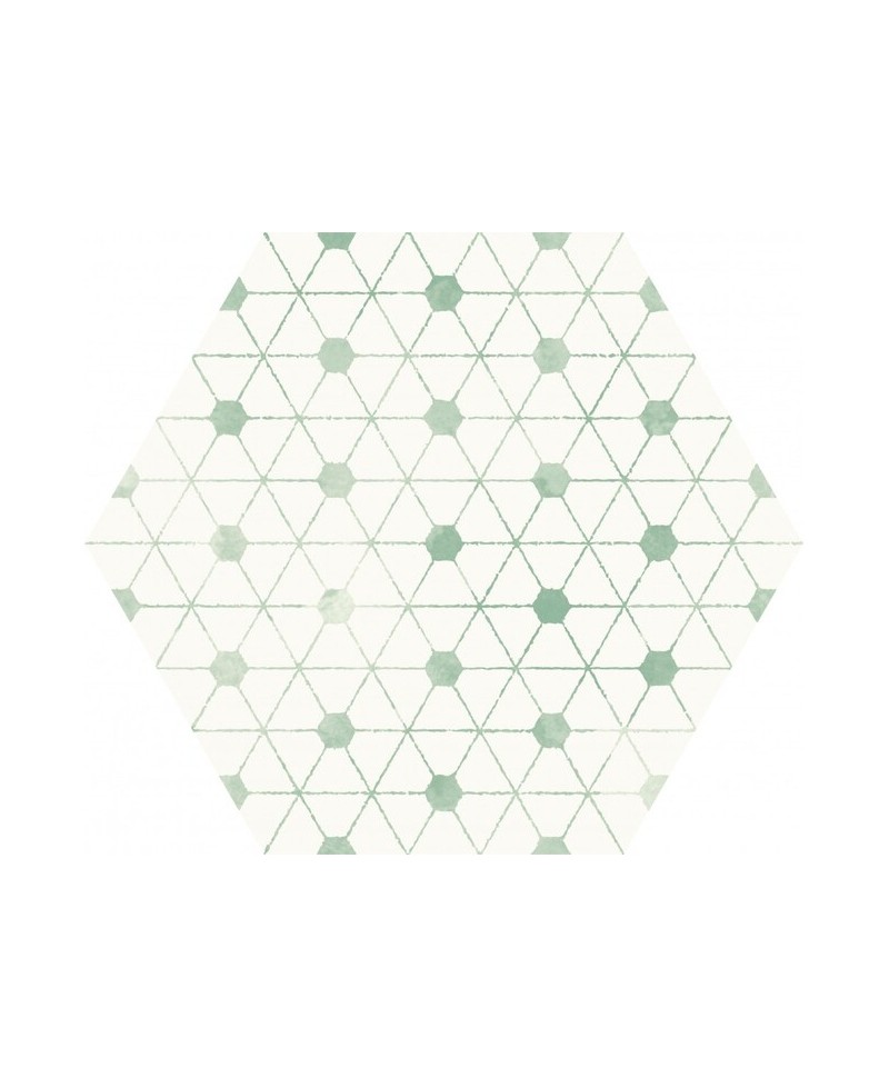 Carrelage hexagonal aspect carrreau ciment 21,5x25 cm, motifs, pour cuisine, salle de bain et véranda, mur et sol