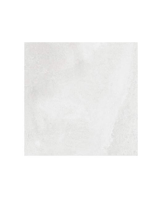 Carrelage aspect microciment 20x20 cm blanc. Sol, mur, intérieur, extérieur.