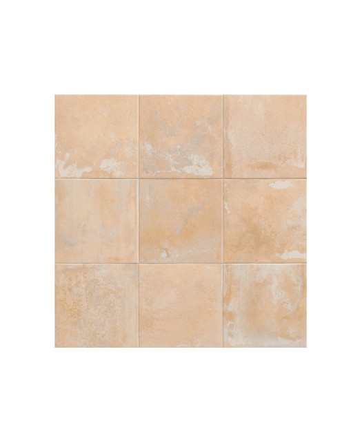 Carrelage imitation ciment 20x20 cm, beige, pour sol, mur, intérieur et extérieur