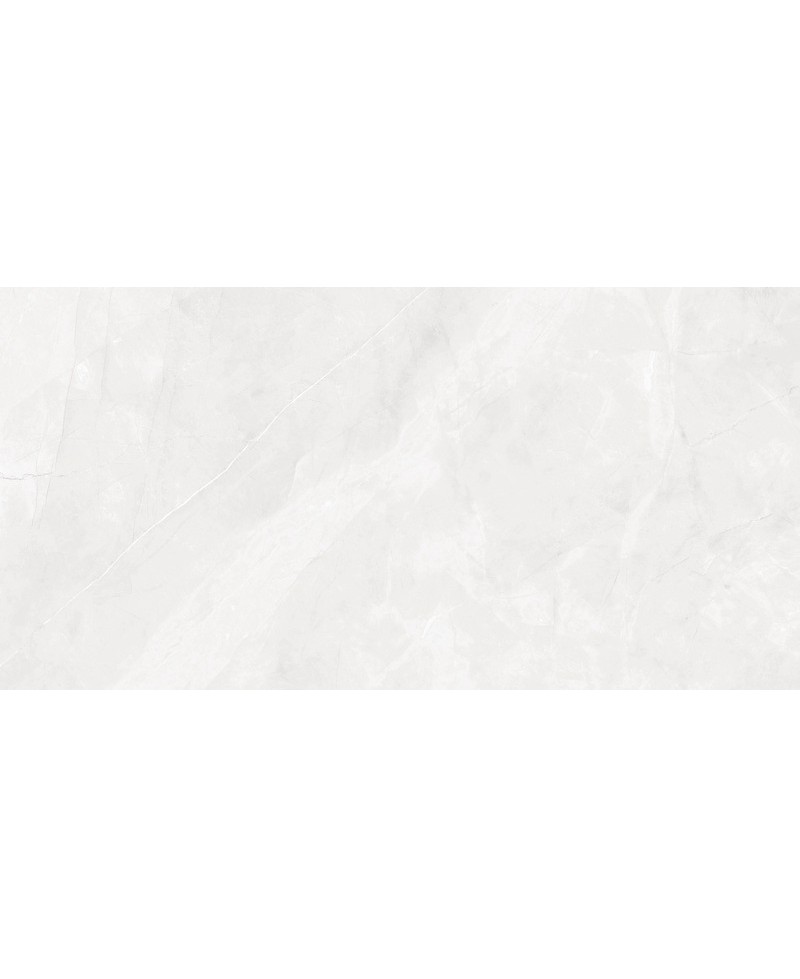 Carrelage imitation marbre 60x120 cm, blanc, poli, rectifié