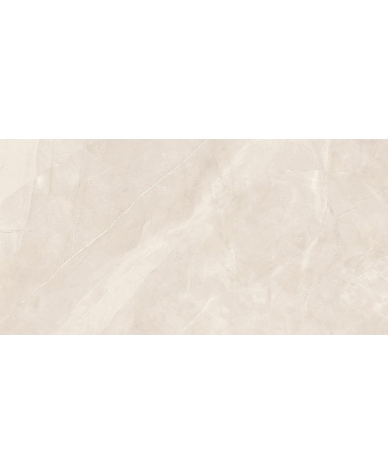 Carrelage imitation marbre 60x120 cm, beige, poli, rectifié