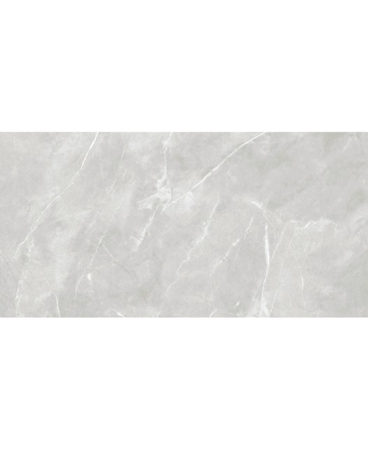 Carrelage imitation marbre 60x120 cm, gris, poli, rectifié