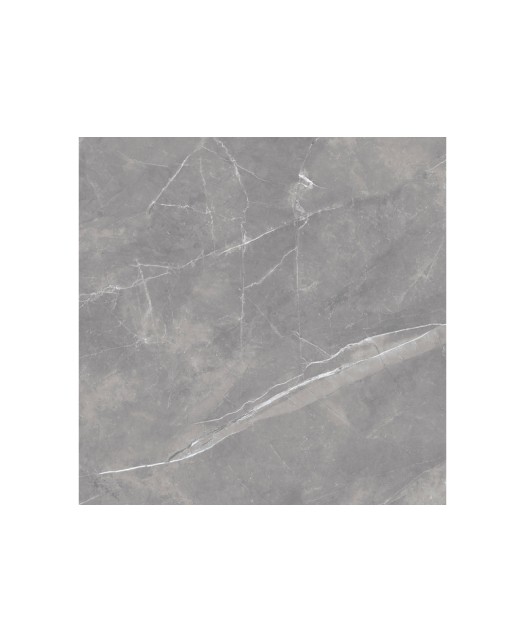 Carrelage imitation marbre 60x60 cm, gris, poli, rectifié