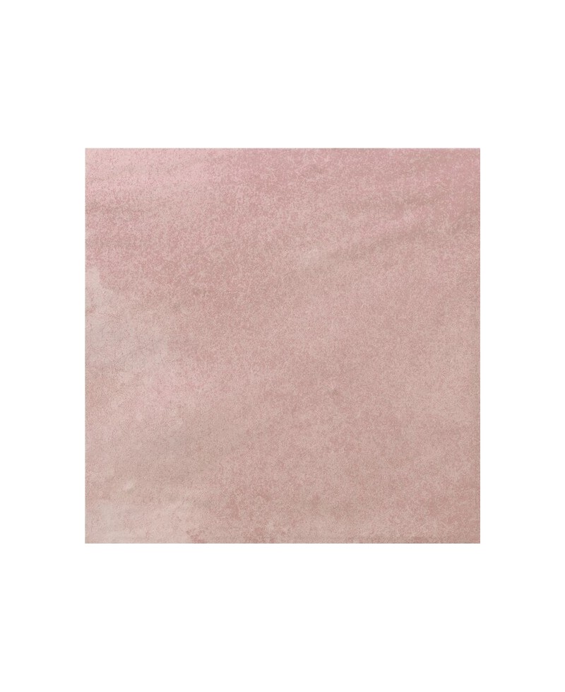 Carrelage aspect ciment 14,7x14,7 cm pour cuisine et salle de bain, rose