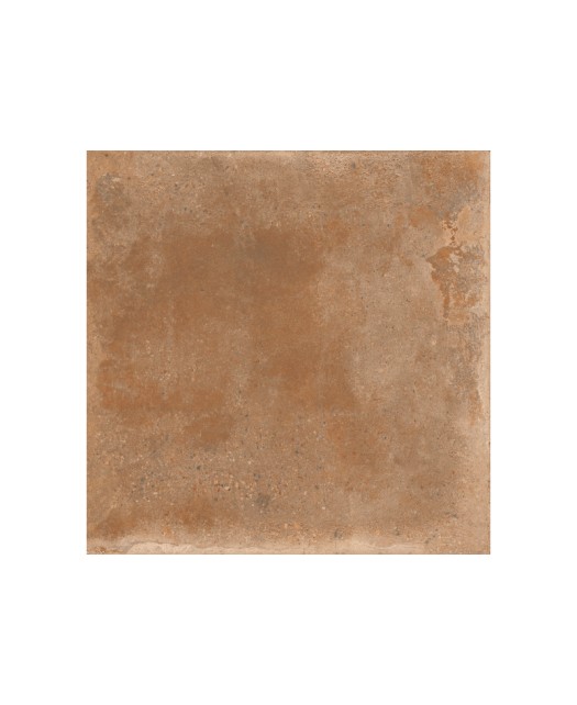 Carrelage aspect ciment 60x60 cm couleur terre cuite. Sol, mur, intérieur, extérieur. Cuisine, salle de bain, terrasse