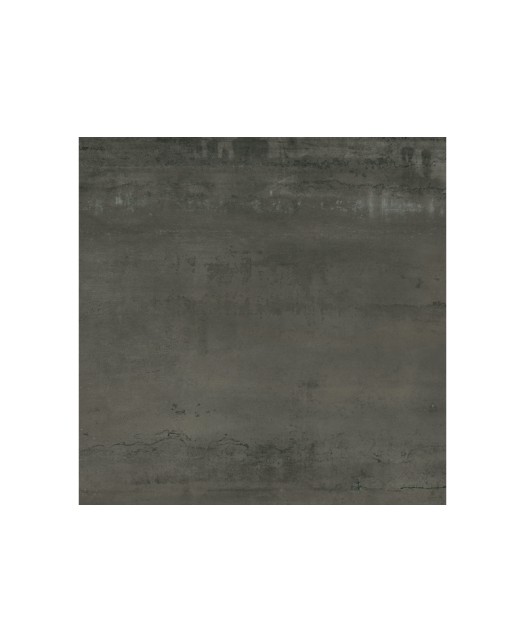 Carreau aspect métal, finition mate 90x90 cm, gris, teinté dans la masse. Apte pour sol et mur