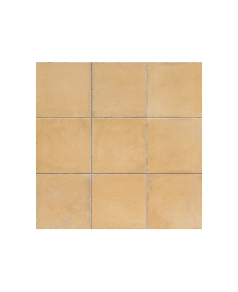 Carrelage imitation carreaux de ciment beige, 20x20 cm, rétro