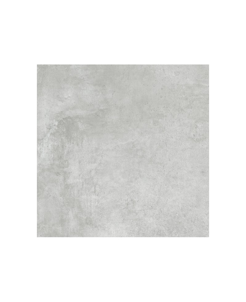 Carrelage extérieur antidérapant aspect ciment/béton ciré - 61x61 cm - gris clair