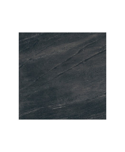 Carreau extérieur antidérapant effet pierre - 61x61 cm - anthracite