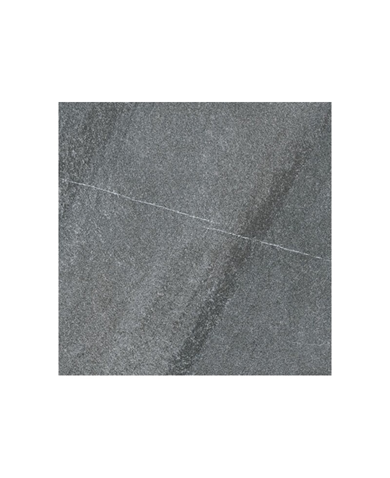 Carrelage extérieur antidérapant imitation pierre - 61x61 cm - anthracite