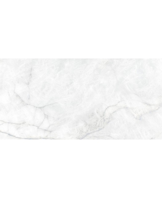 Carrelage imitation marbre 60x120 cm, poli rectifié, blanc