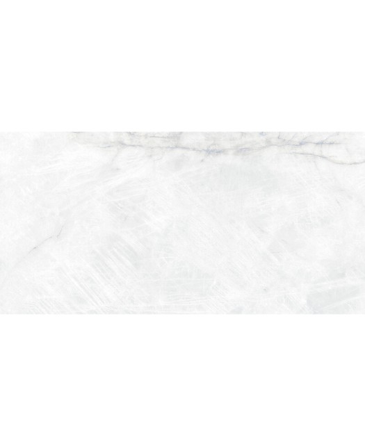 Carreau aspect marbre 60x120 cm, poli rectifié, blanc