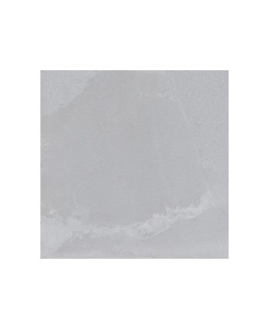 Carrelage effet pierre en grès cérame émaillé - 90x90 cm - mat poli - gris clair