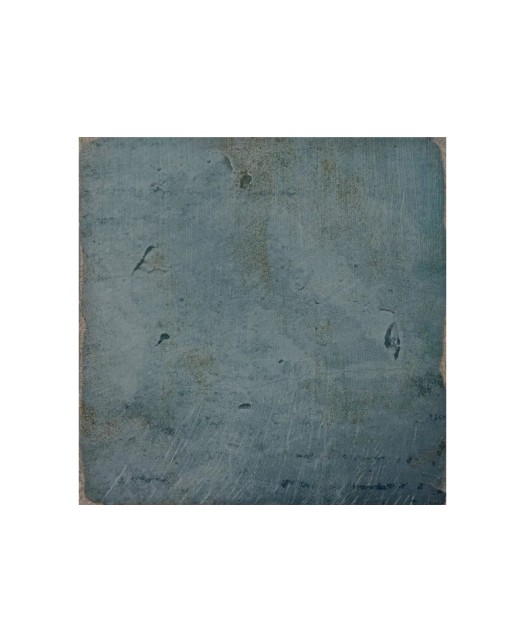 carreau de ciment 15x15 cm - grès cérame émaillé - sol et mur - intérieur et extérieur - bleu