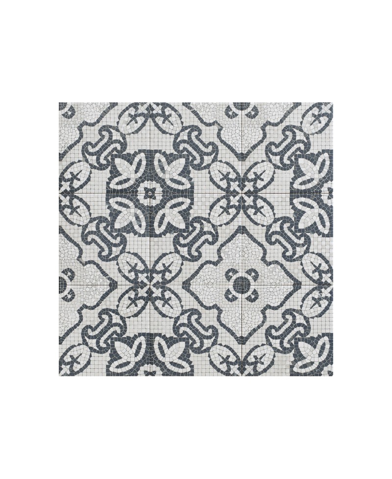 Carrelage imitation carreau de ciment 20x20 cm - sol et mur - véranda et piscine - motifs mosaïques