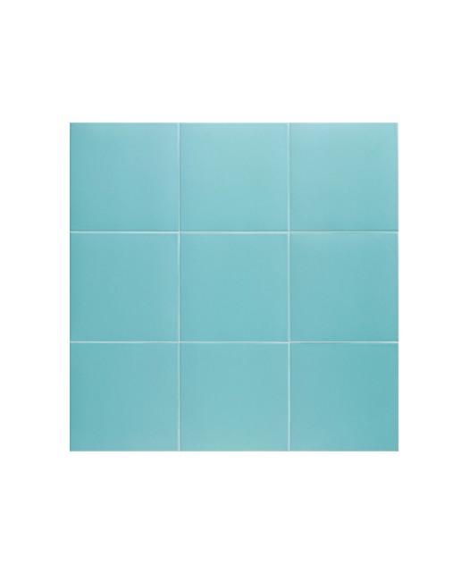 Carrelage imitation ciment 20x20 cm, bleu, sol, mur, intérieur, extérieur, piscine.